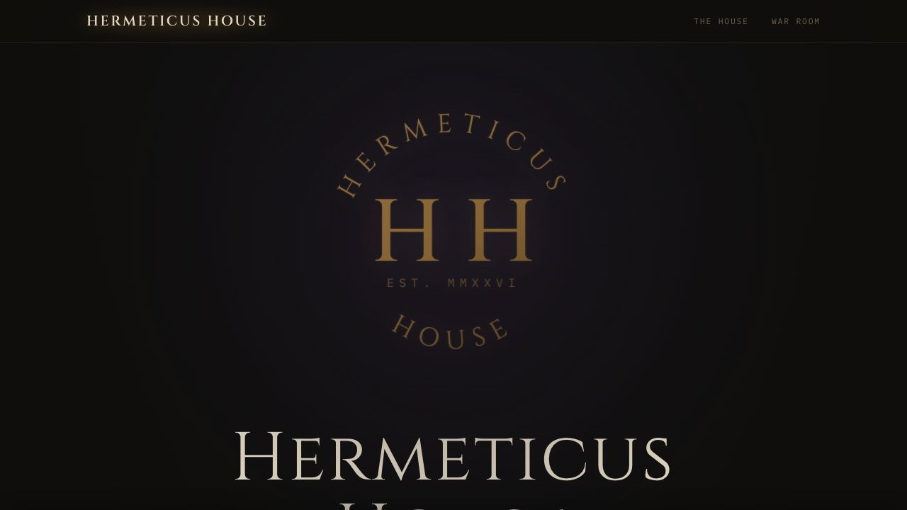 Hermeticus House Screenshot