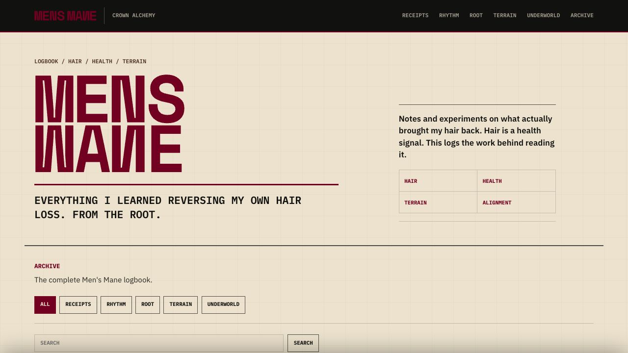Mens Mane Screenshot